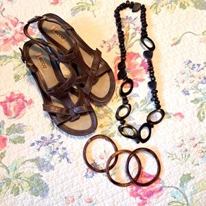 Ecco Strappy leather sandals